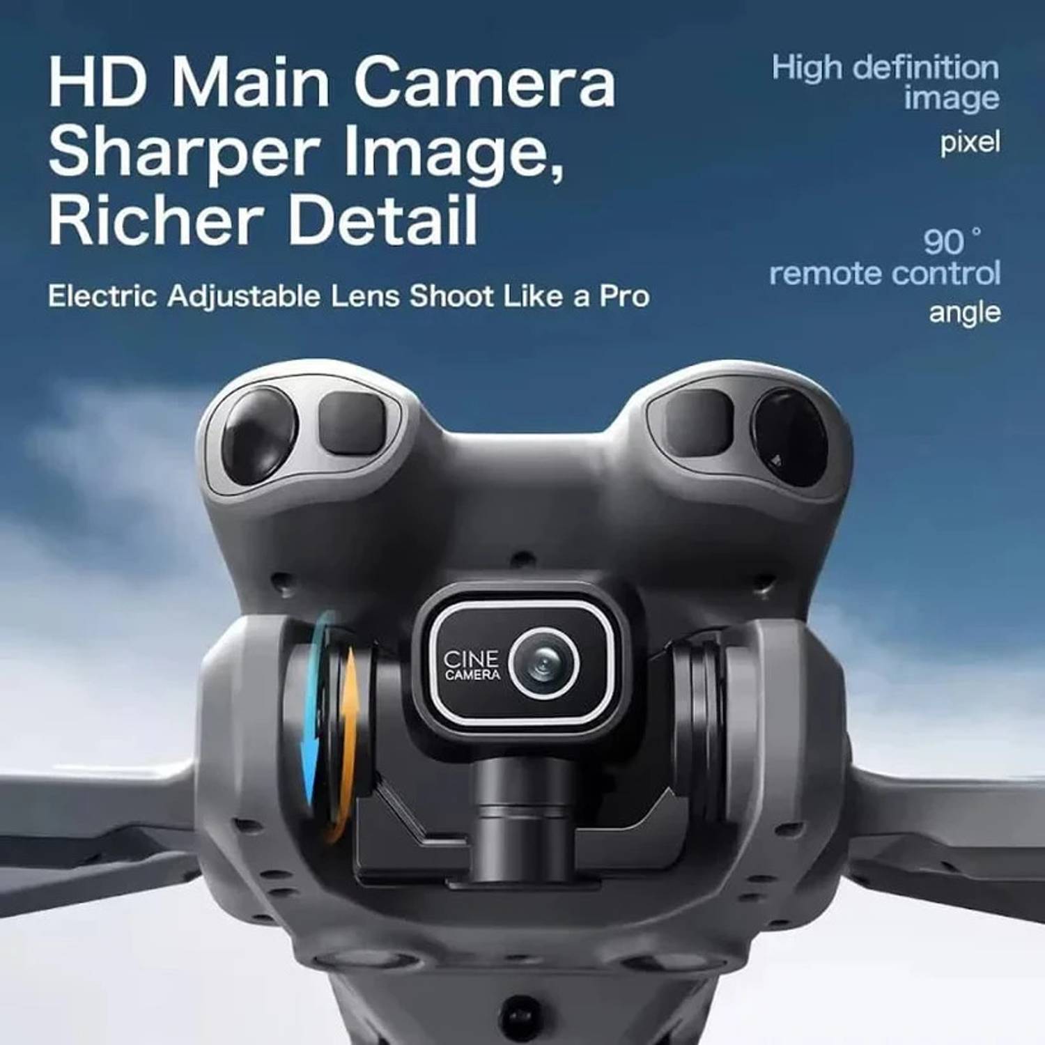Divine creation GT50 Pro Professional Drone Dual Camera, Altitude Hold, Trajectory Flight J118 Drone