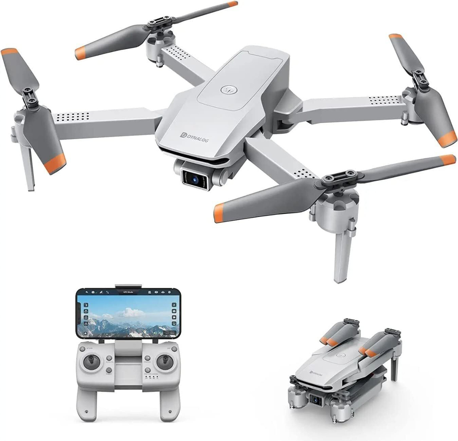 Image of Confiavel Dynalog GPS Drone DR-DG600C with 4K Camera Quadcopter with Auto Return Drone