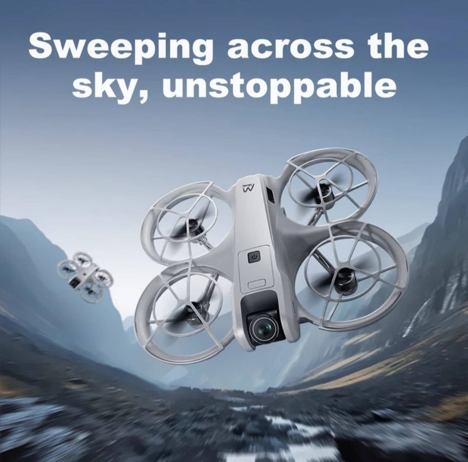 MAYURI Professional WiFi Dual Camera Drone White - Image 2