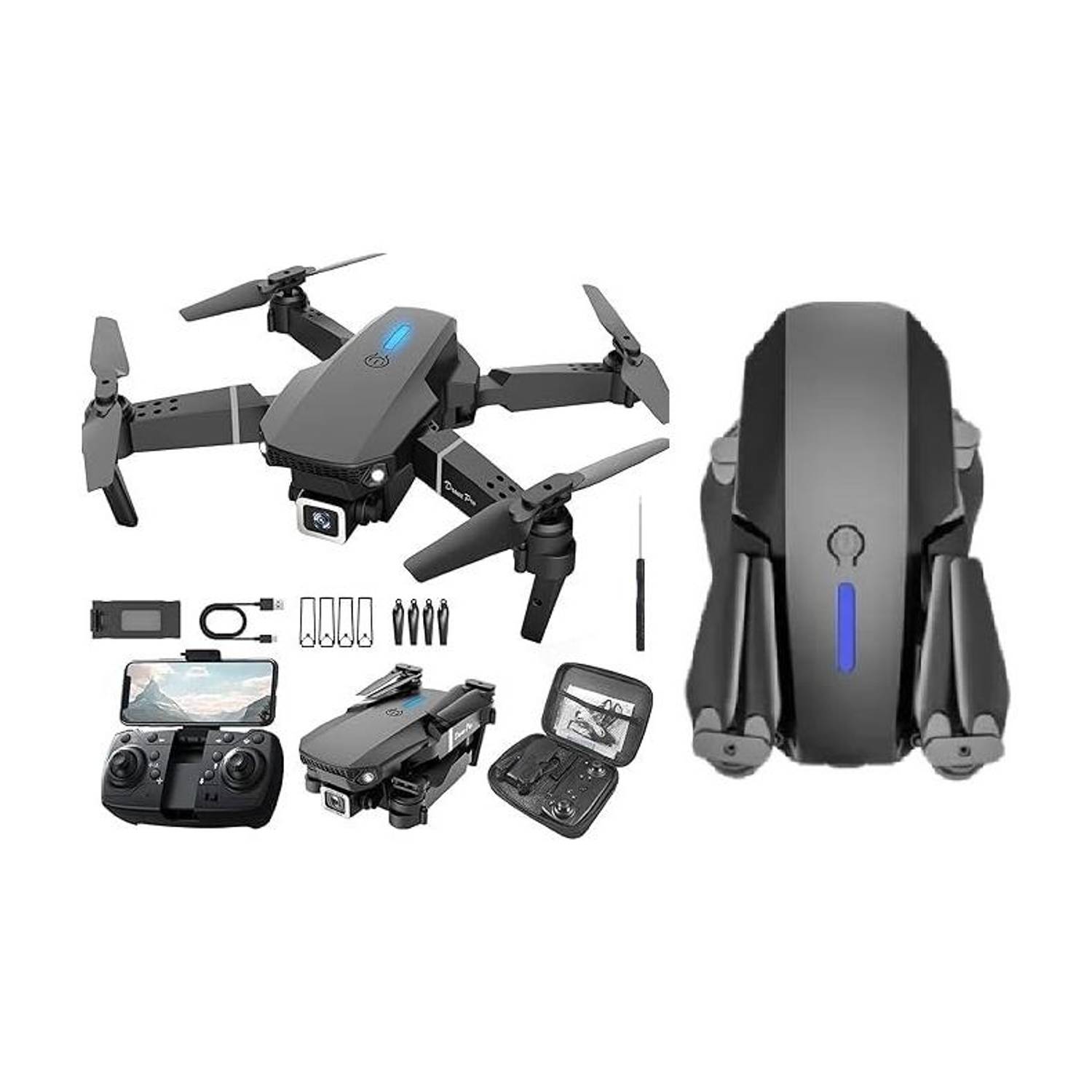 FLORASTICK 4K-E88 Drone upgraded version dual camera drone Smart Gestures Drone Drone
