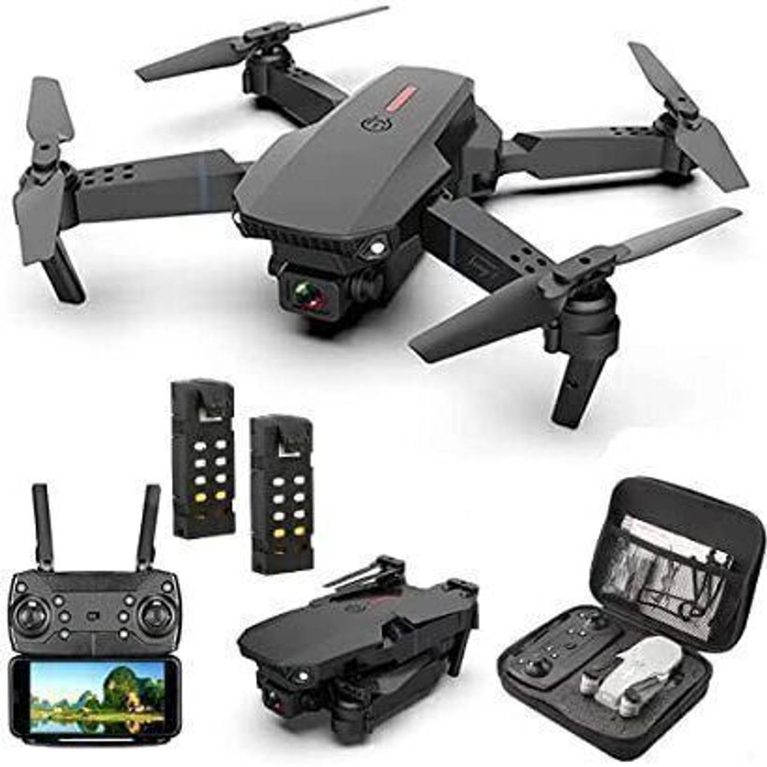 Mayuri 4K WiFi Dual Camera Drone with 2 Batteries - Image 1