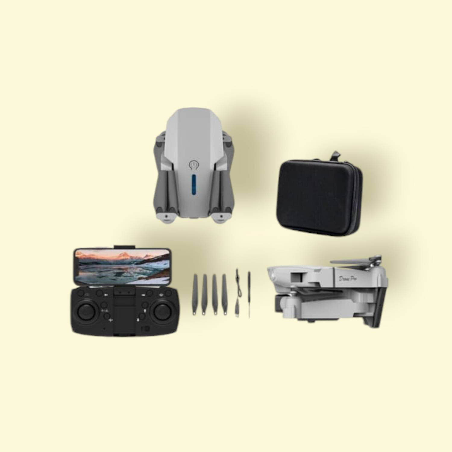 Swa Mi SM E88 Pro professional mini drone with 4k dual camera and gps_5b Drone