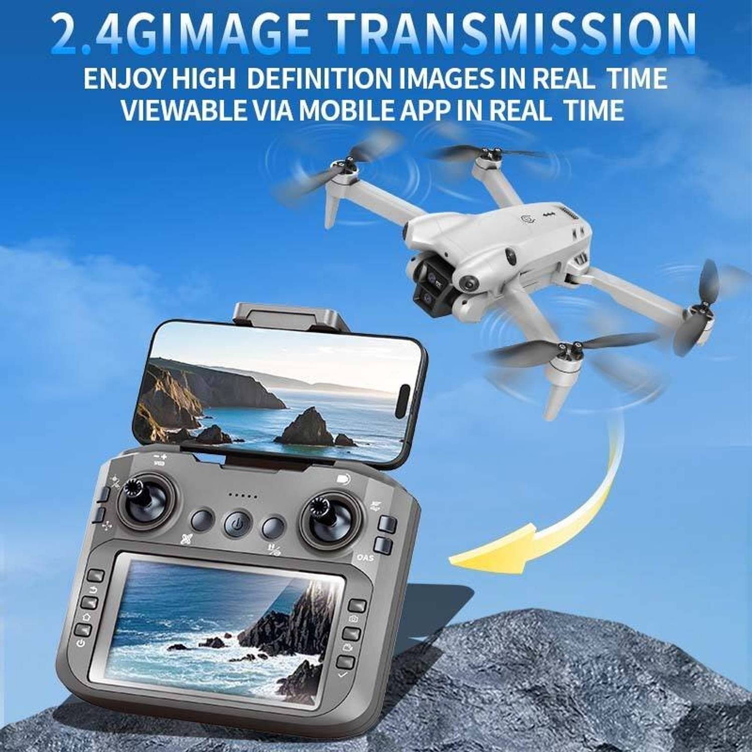 Ezerio M4 Ultra GPS Drone Dual Camera - Image 2