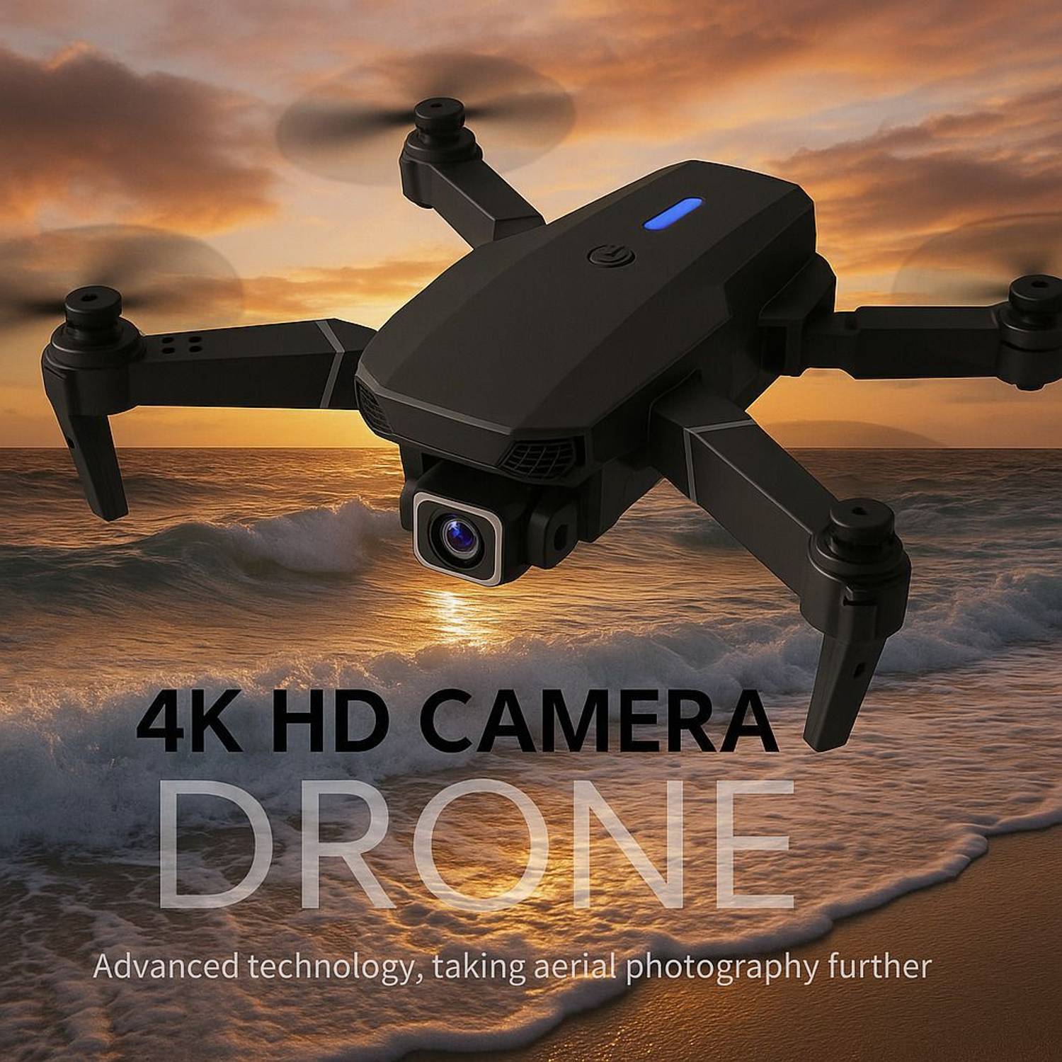 VYNEX M ONE Drone (Black) with 2 Battery|GPS Navigation|4K UHD +