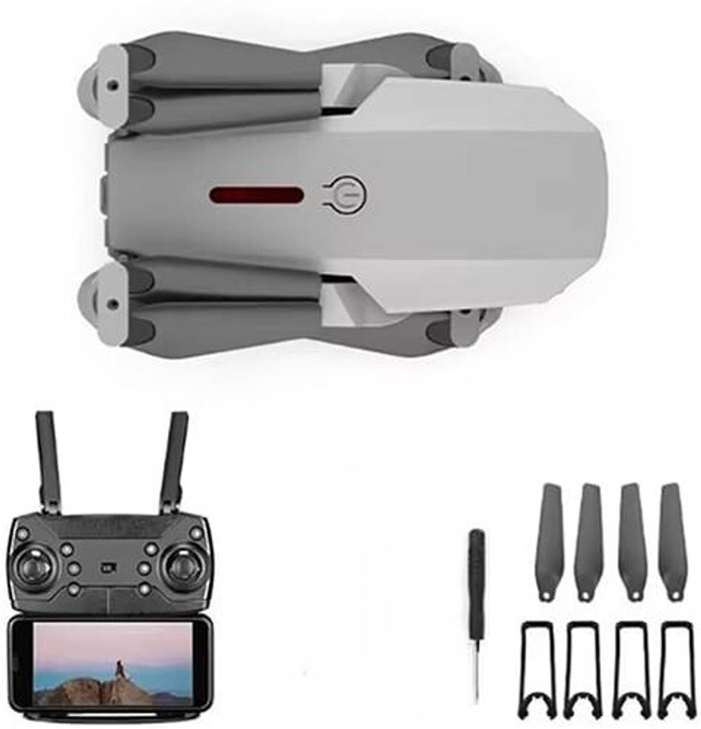 ENTINOSTIK E88 4k Camera Foldable 1080P Altitude Hold Drone ( BLACK) Drone
