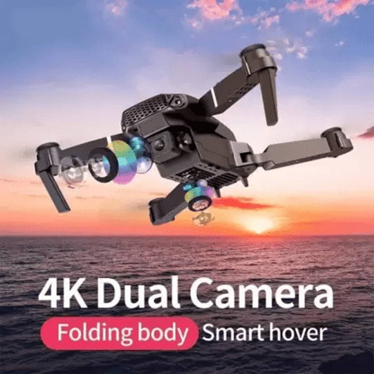 Danae Professional Drone with Dual Camera WIFI Remote Control Drone