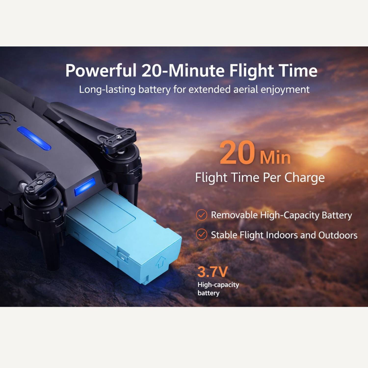 Vyzn Global VYZN-E88-FLY Drone - Image 5