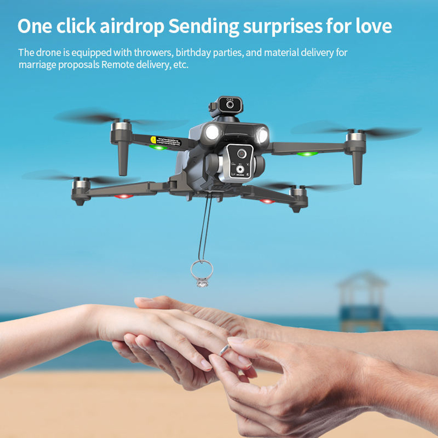 Image of Playtastic YP8 Max GPS Drone with Camera Brushless 4.5-inch Screen Drone