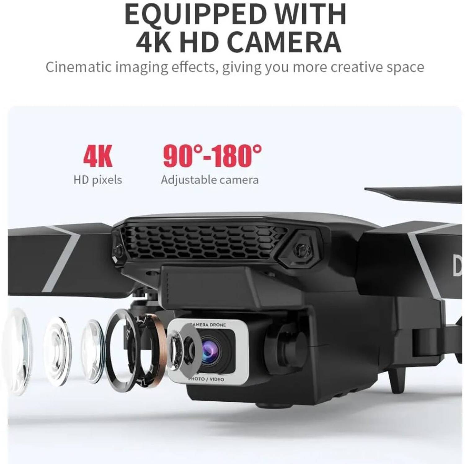 WALLI WILLA E88 Pro 4K Dual Camera Drone - Image 4