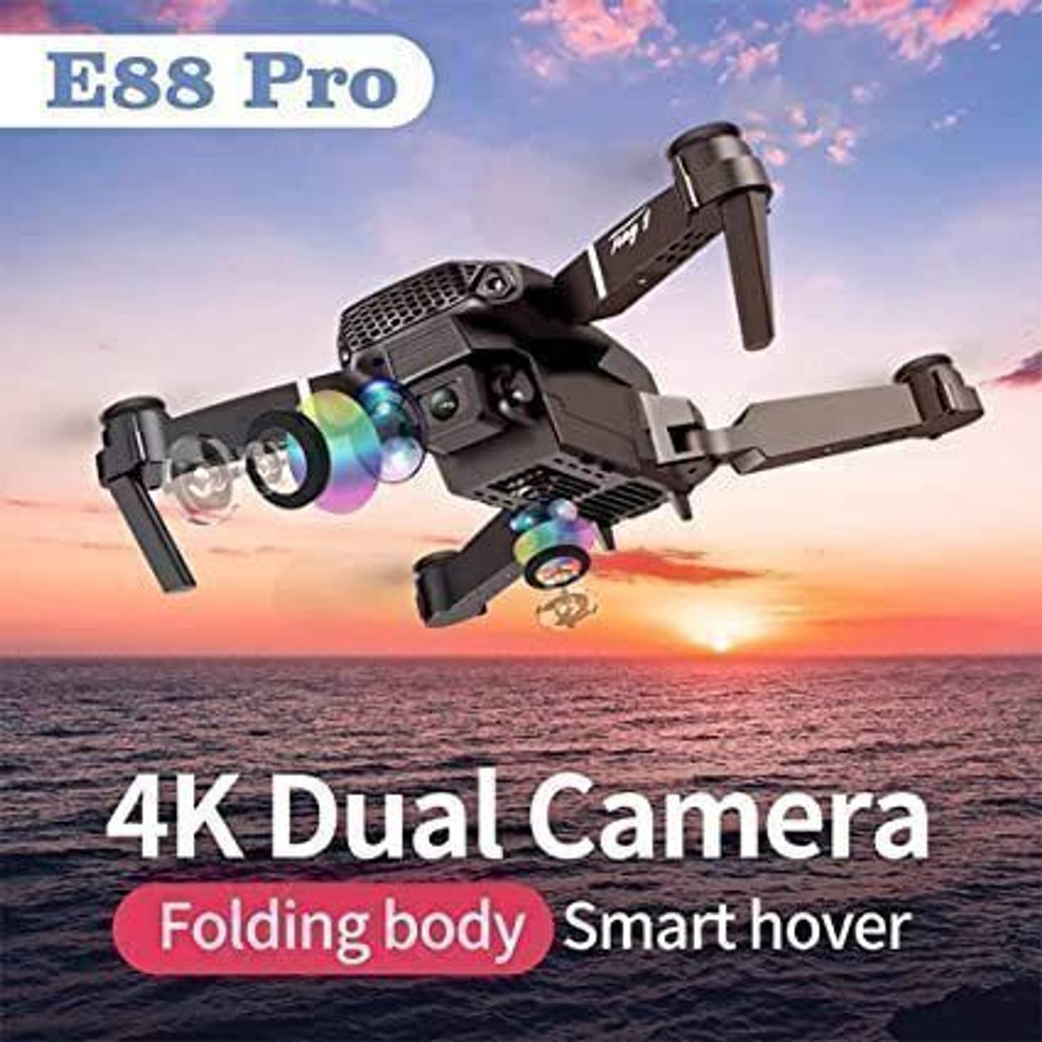 Mayuri 4K WiFi Dual Camera Drone with 2 Batteries - Image 2