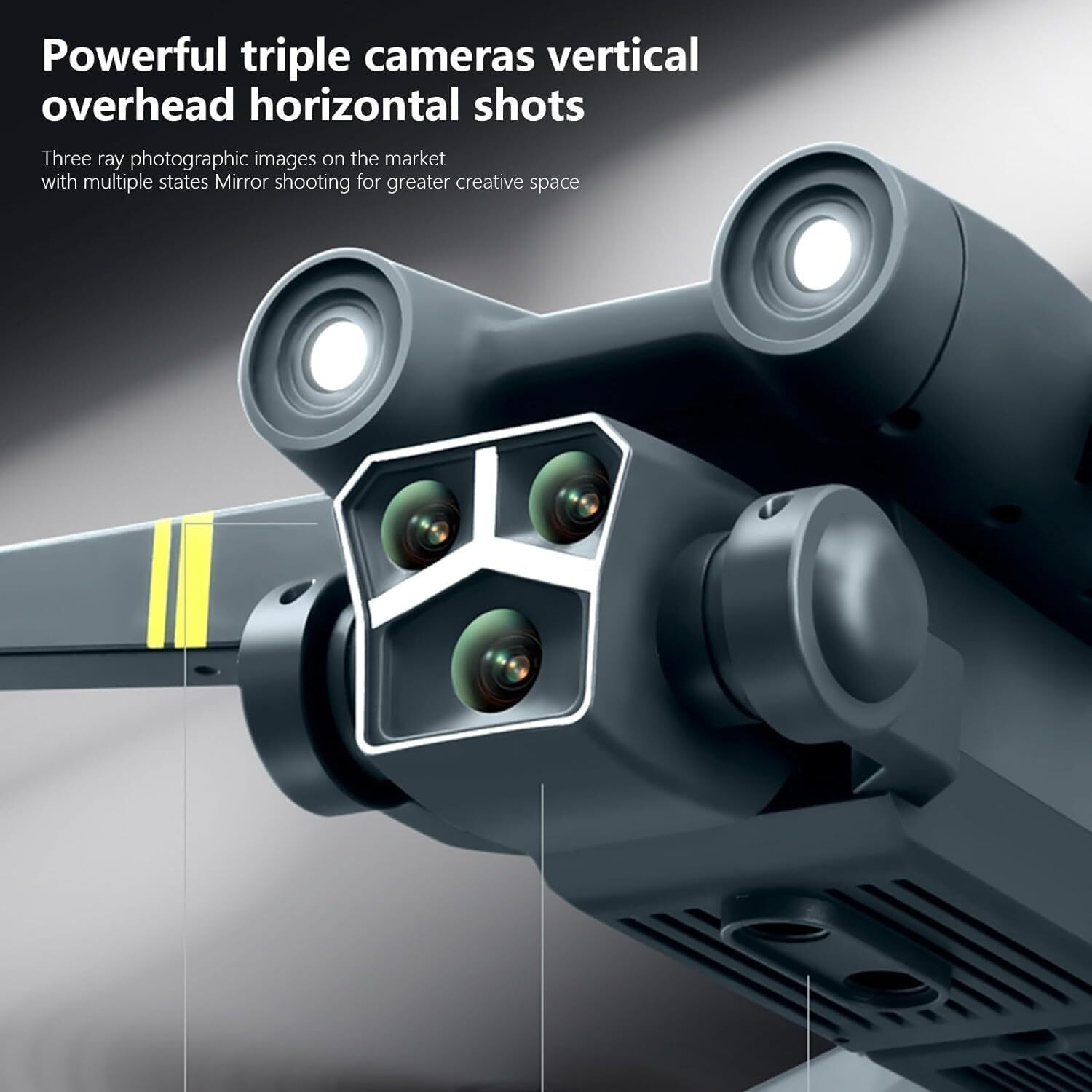 Image of VISSHI M3 Max - 4K Dual Camera, Foldable Quadcopter with WiFi FPV & Long Flight Time Drone