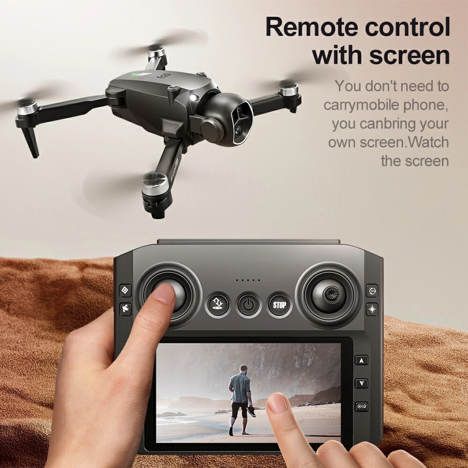 Image of Playtastic M7 Drone 4K Aerial HD Dual Camera Photography Intelligent Obstacle Avoidance Drone