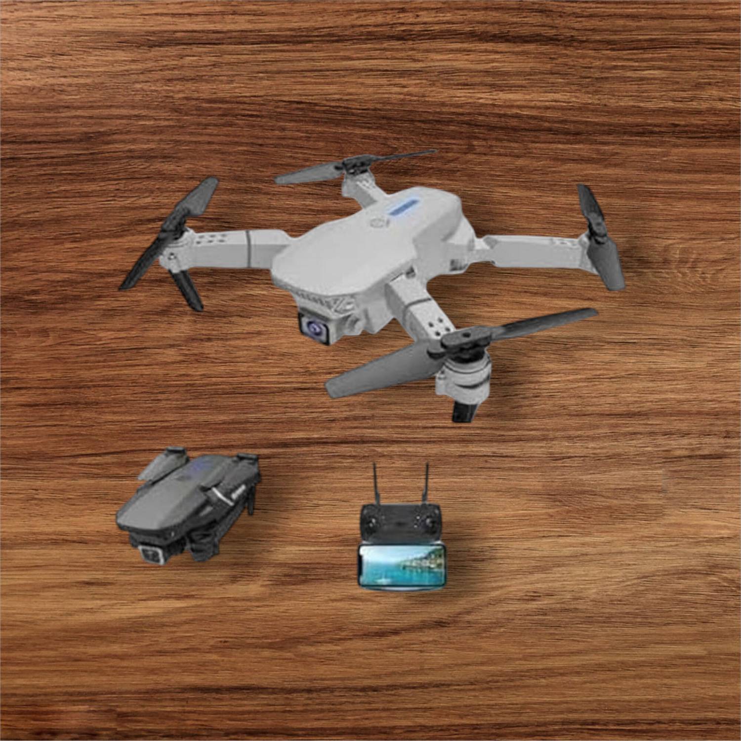 Swa Mi SM E88 Pro 4K Dual Camera Height Hold Wifi FPV RC Foldable Toys_9b Drone