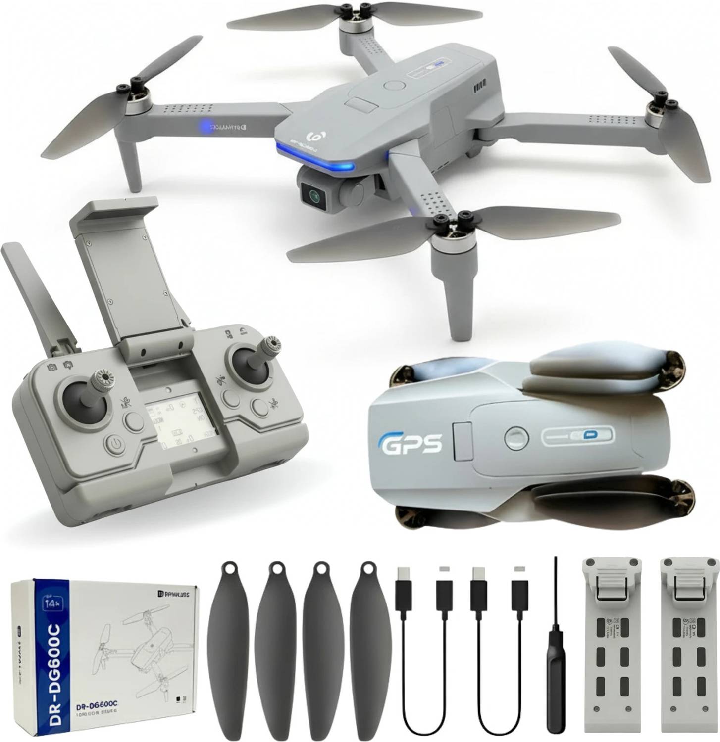 Playtastic Dynalog DG600 GPS 4K Camera with One Key Take Off Stable Flight Drone deal from flipkart
