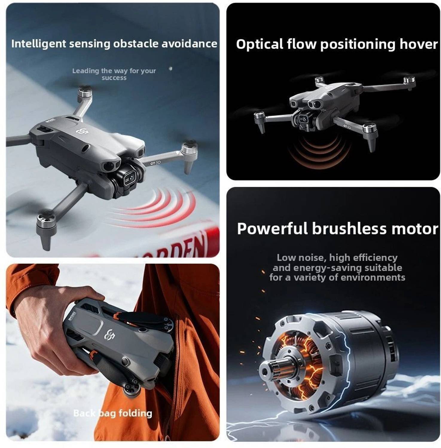 Divine GT50 Pro Drone Dual Camera - Image 3