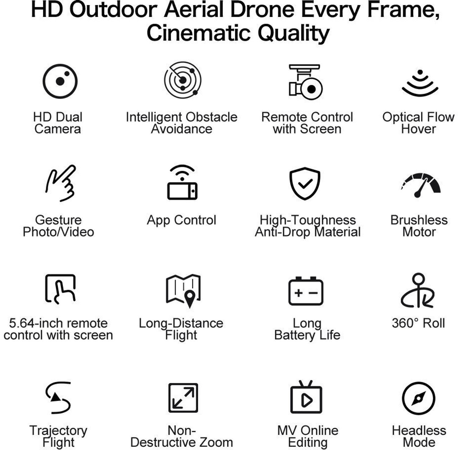 Image of Divine creation GT50 Pro SkyFold GPS Smart Drone Foldable Aerial Quadcopter Stable Hover D109 Drone