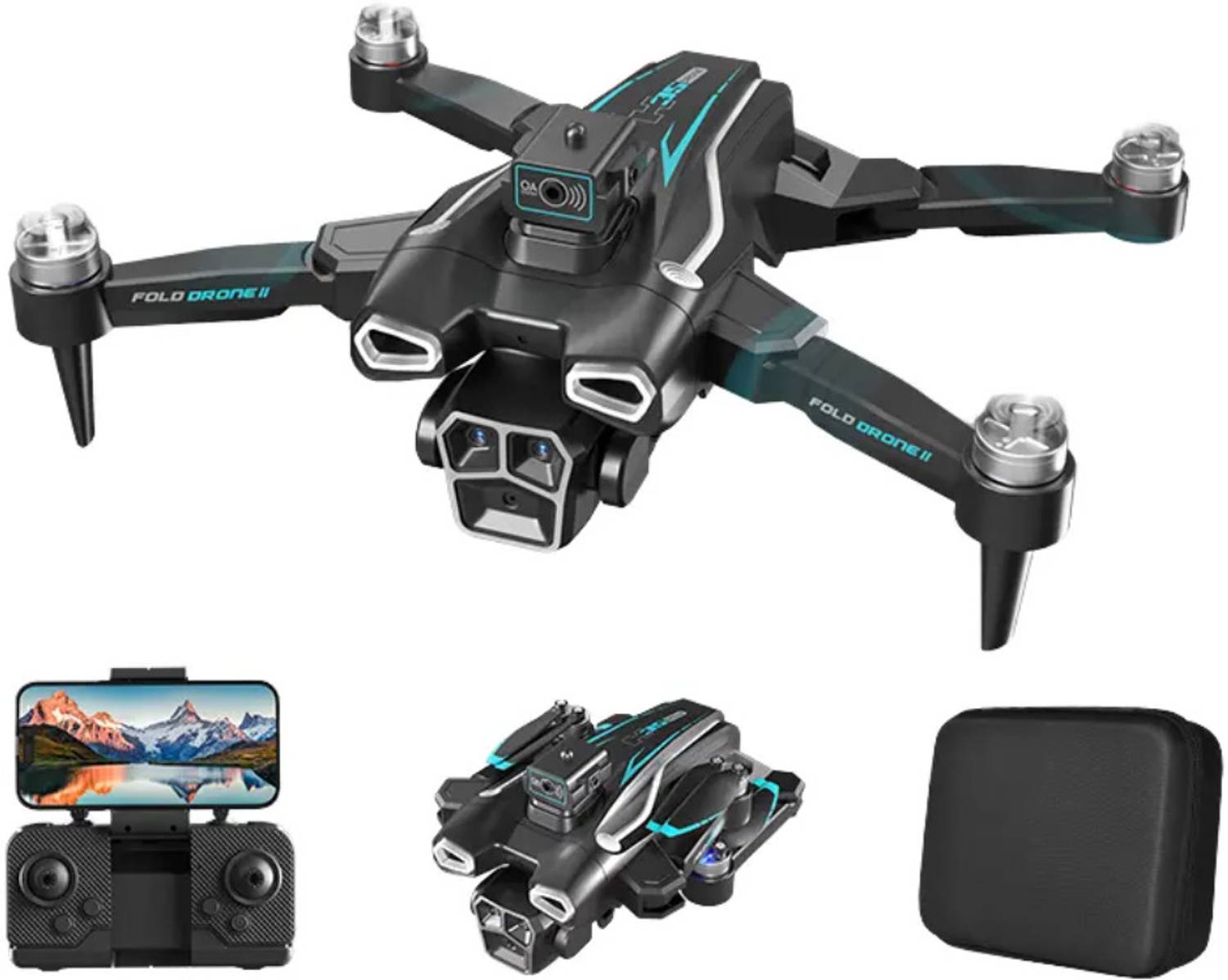 BYGO GPS / Drone upto 4k HD Camera One Key Start Emergency Stop Headles mode GPS Drone