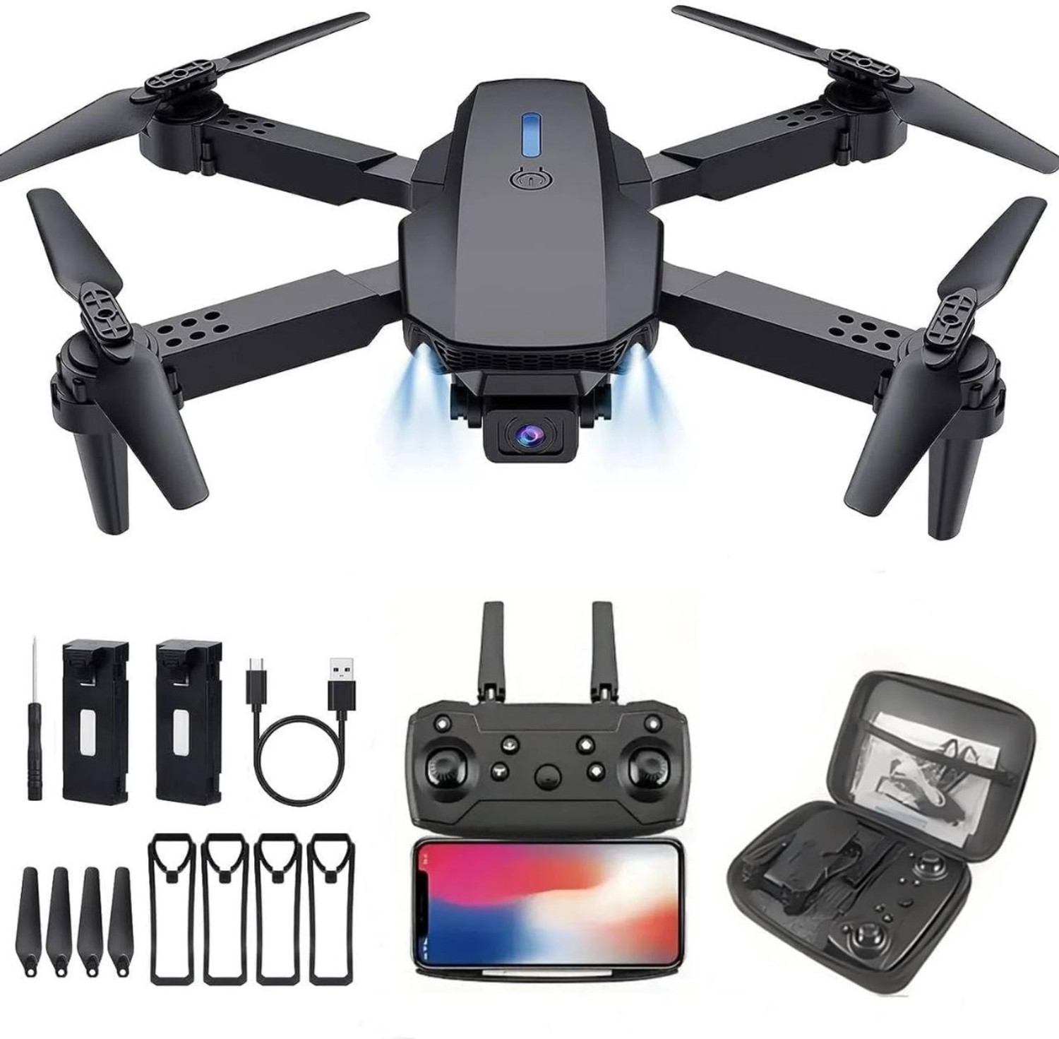 Image of fayvoo 4K WiFi Camera Drone for Adults & Kids Toy Drone with Remote Control Drone