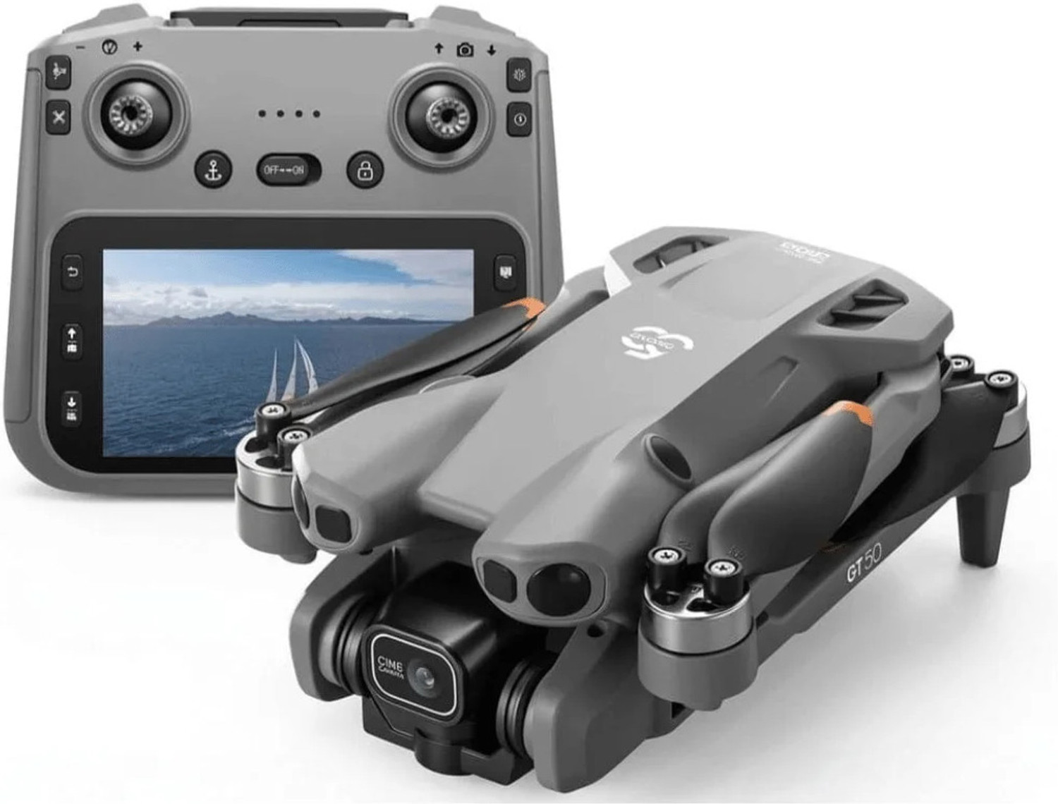 Image of Divine creation GT50 Pro Foldable 4K GPS Smart Drone with HD Camera,Optical Flow Positioning T17 Drone