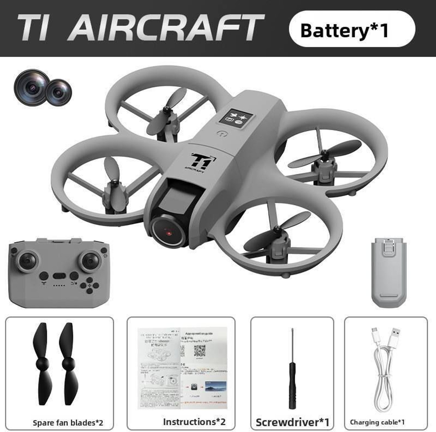 Image of LUMINAX T1 Aircraft Mini Drone with HD Camera - High-Quality Aerial Photography Drone
