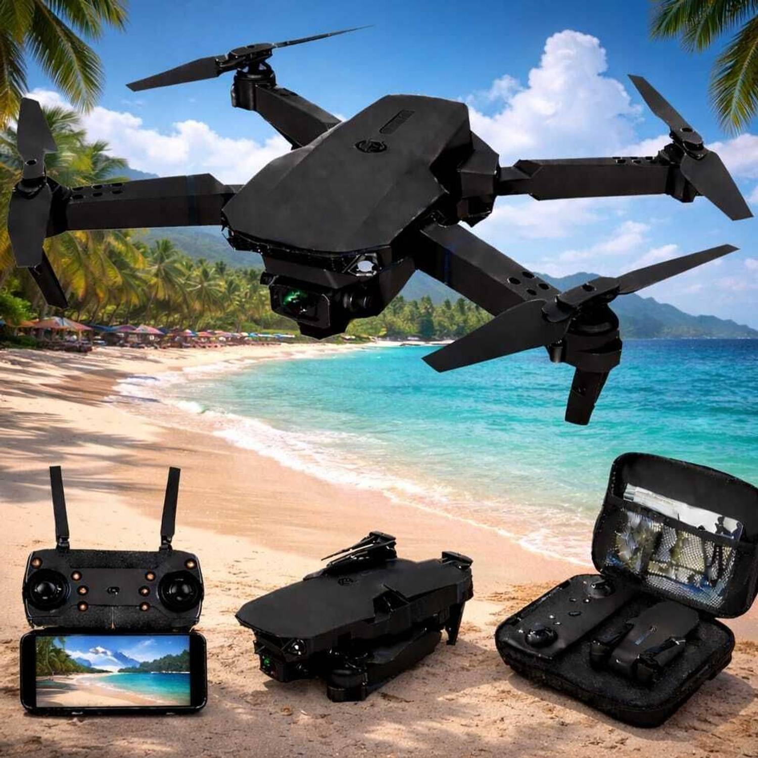 【超美品】RIDE DRONE ブラック Mサイズ Zedex M 39 Drone (Black)|Dual Battery Pack|GPS Navigation|4K UHD
