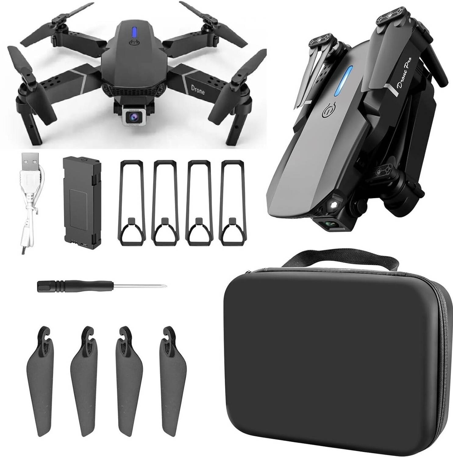 MOXI E88 Pro Portable Wi-Fi FPV Camera Drone with 4K Lens Drone