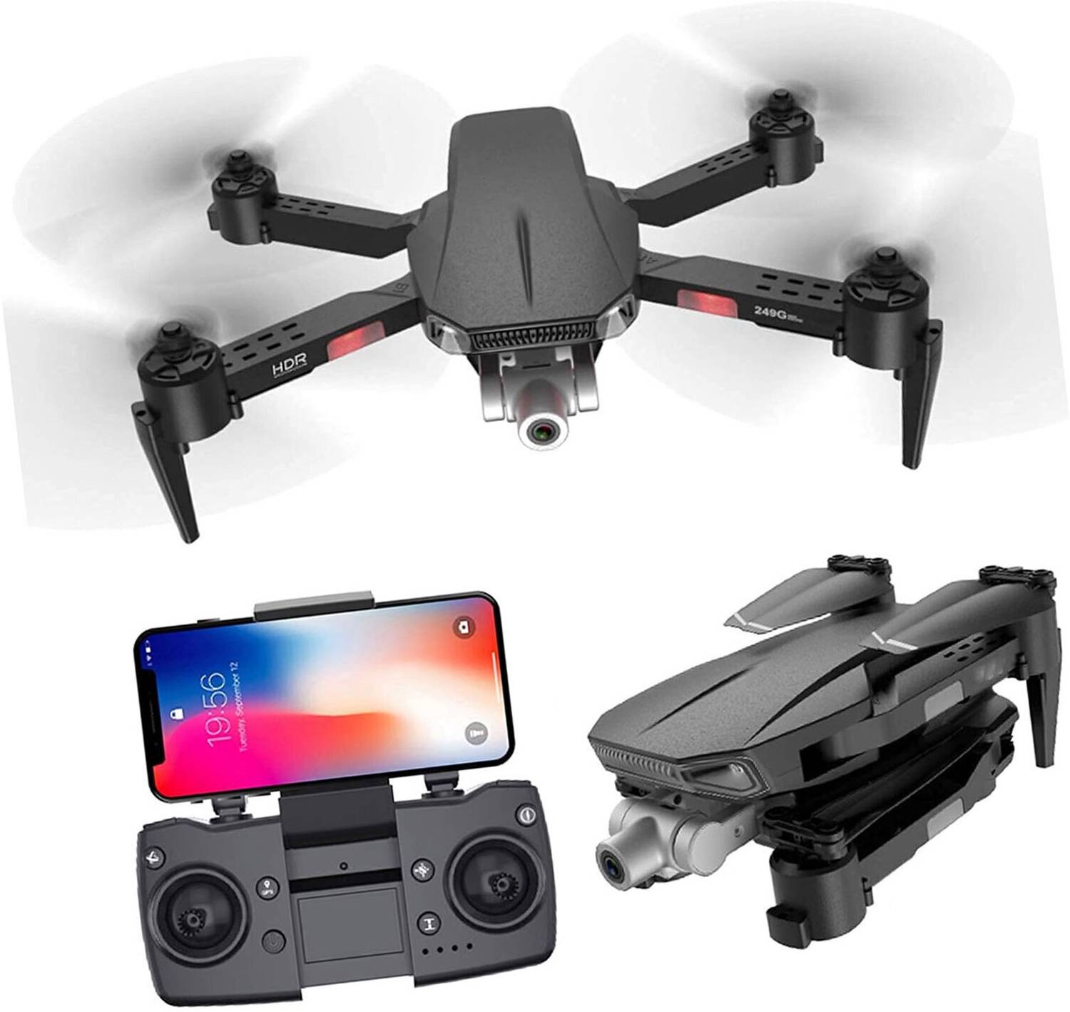DRONE Z 100% Best Selling E88 Pro Camera for Adults, Folding Wifi Fpv Drone
