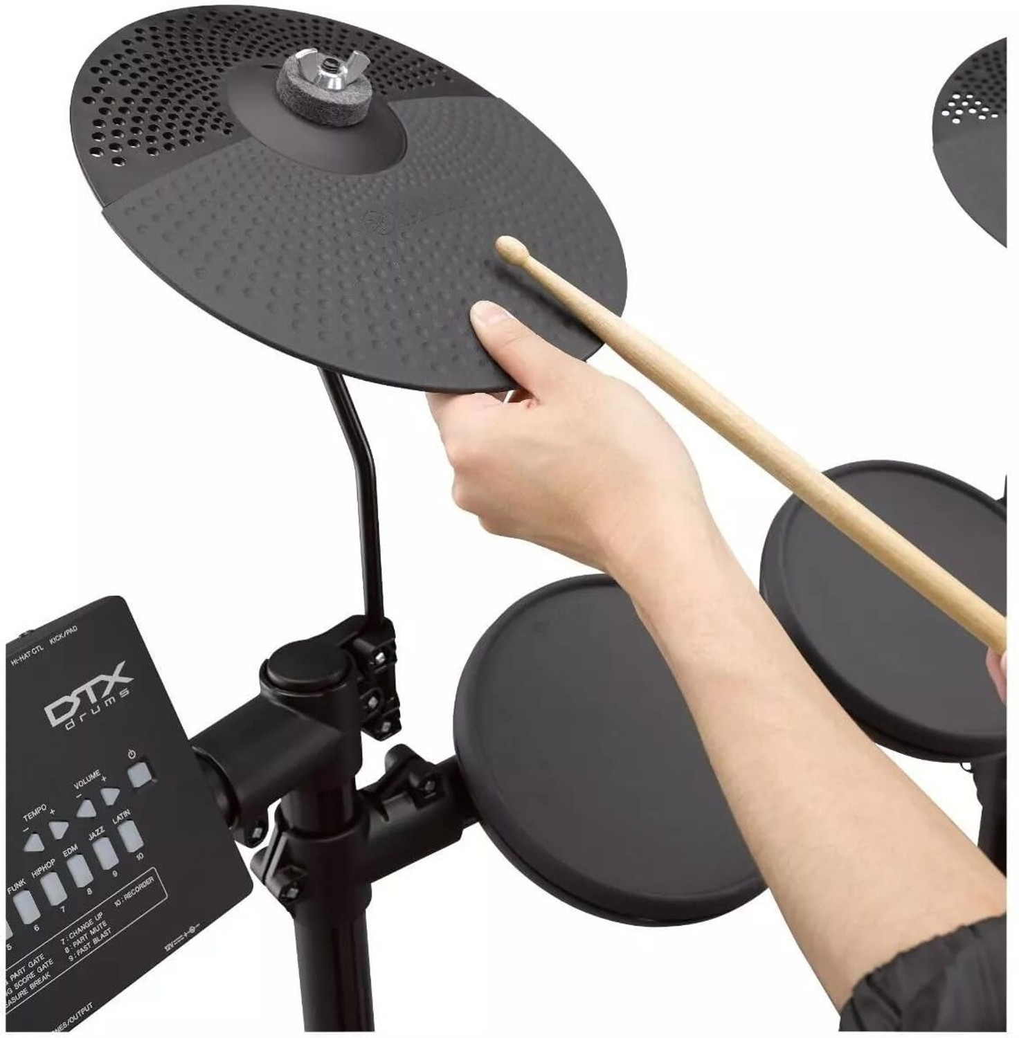 Image of YAMAHA DTX402K Electronic Drum Kit - Beginner-Friendly 8-Piece Digital Drum Set Electric 7 Drum Kit Set