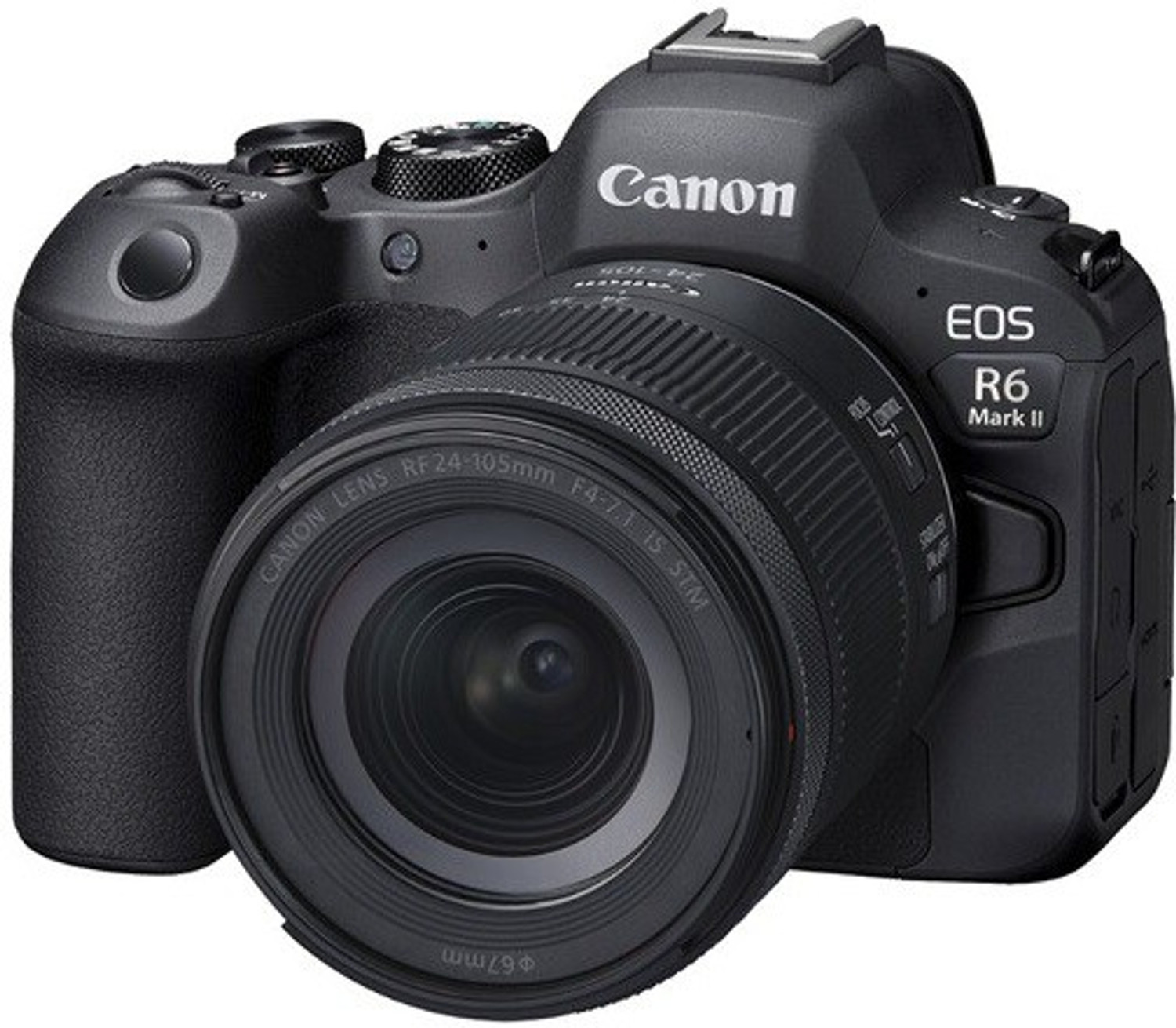 Image of Canon EOS R6 Mark II Mirrorless Camera Body with 24-105mm STM lens