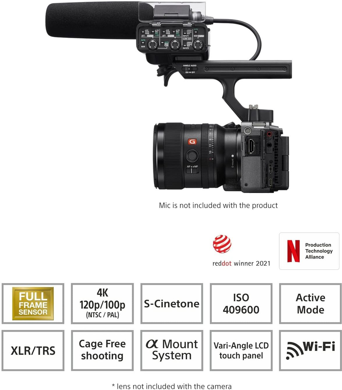 Image of SONY FX3 Cinema Line Mirrorless Camera Body only