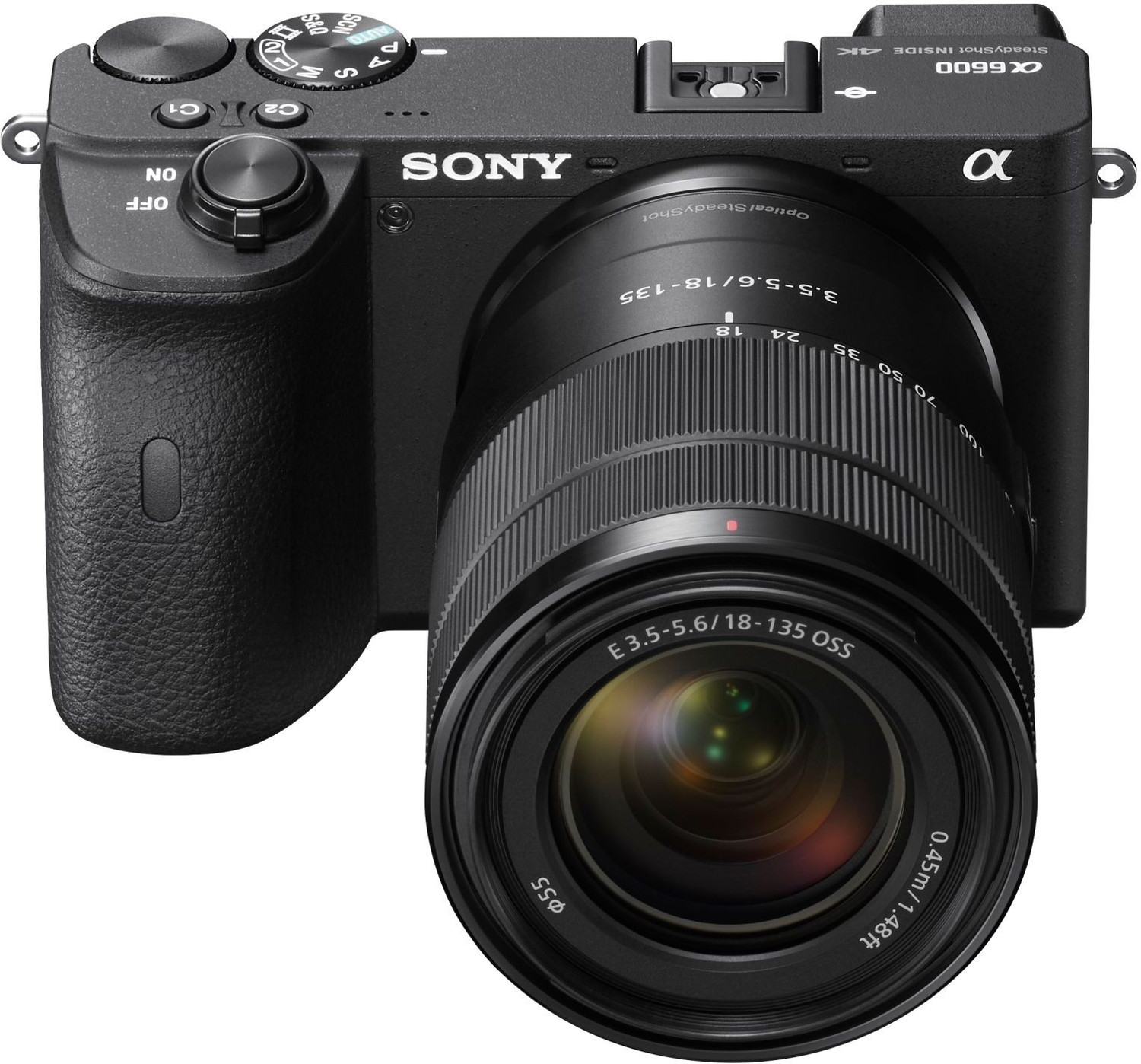 Image of SONY Alpha ILCE-6600M APS-C Mirrorless Camera with 18-135 mm Zoom Lens Featuring Eye AF and 4K movie recording