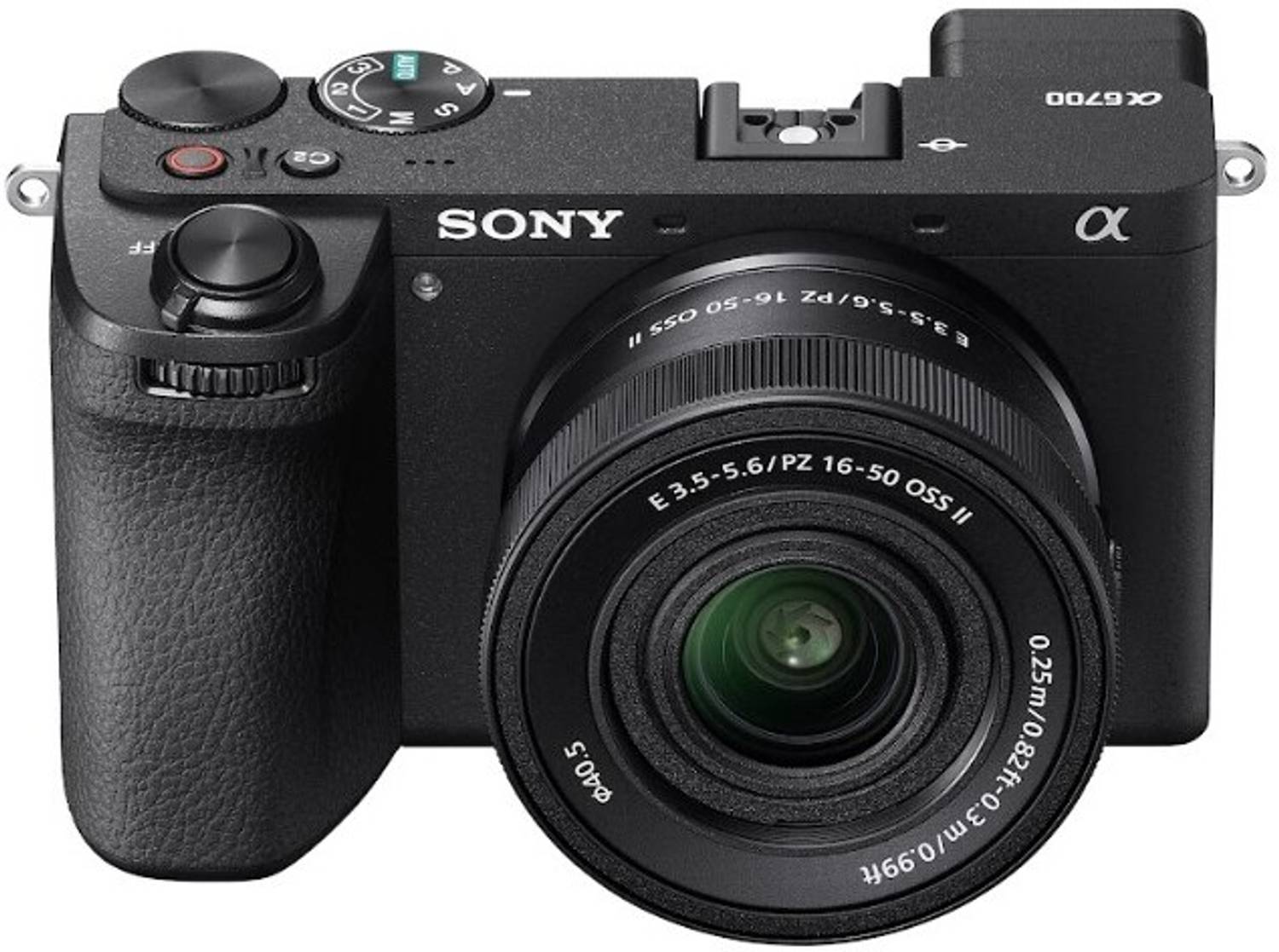 SONY ILCE-6700KBQ IN5 Mirrorless Camera Body with SELP16502 mm Le