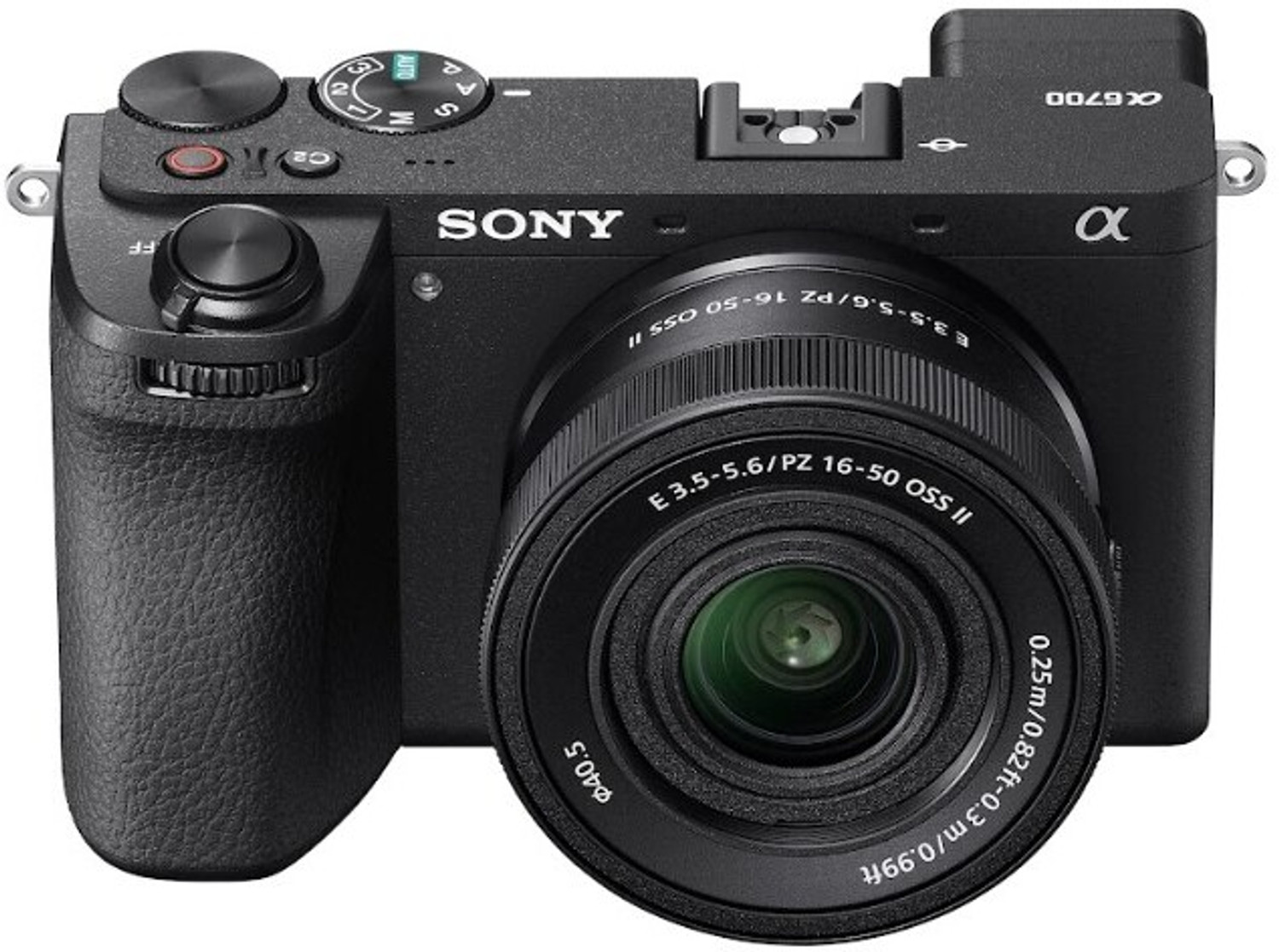 Image of SONY ILCE-6700KBQ IN5 Mirrorless Camera Body with SELP16502 mm Lens