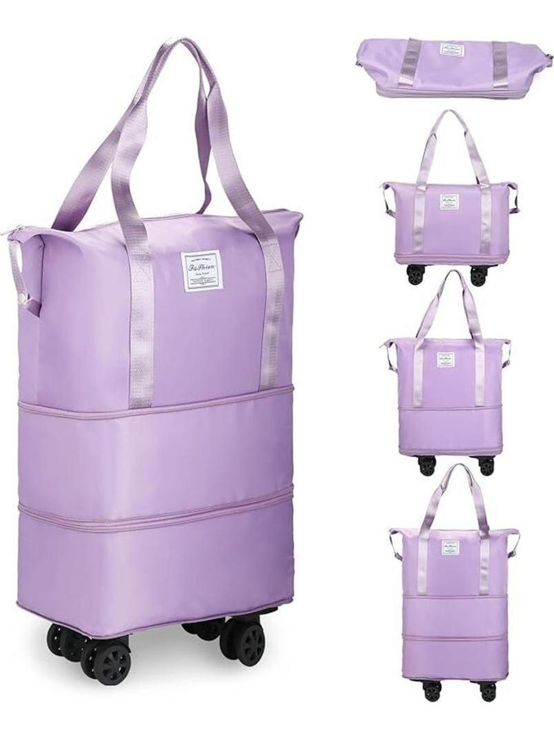 Image of Artify (Expandable) bagpurple Duffel With Wheels (Strolley)