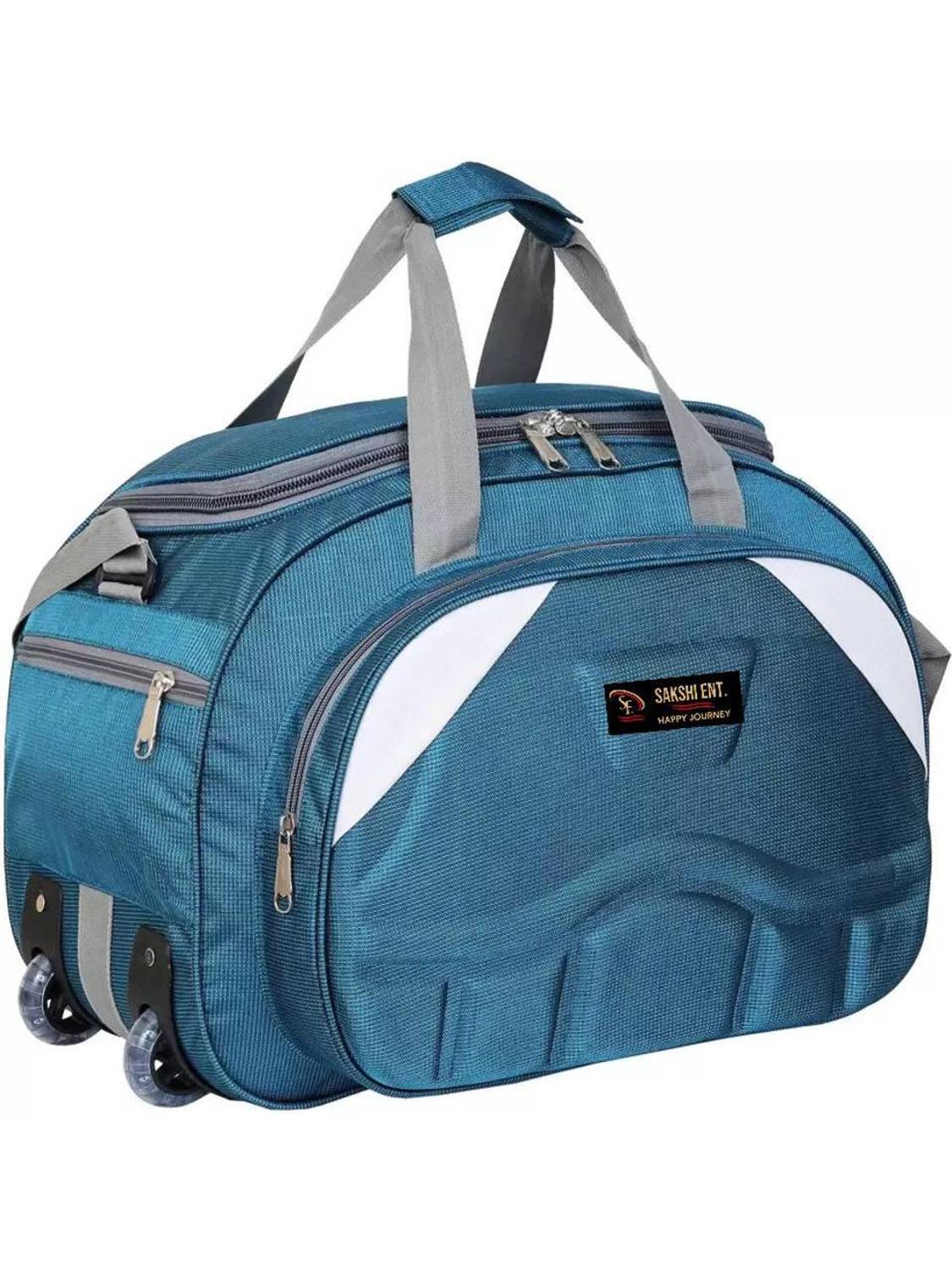 SD Star (Expandable) Strolley Duffel Bag - Premium quality purple duffel bag Duffel With Wheels (Strolley)