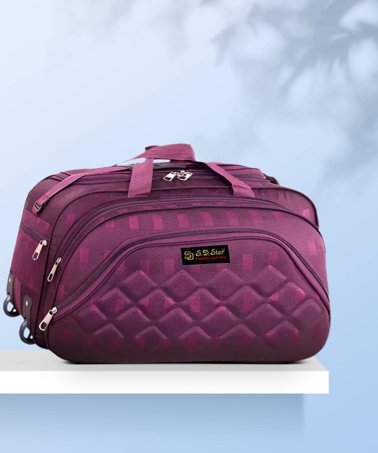 SAKSHI FASHION (Expandable) Fabric SE Travel Duffel Bags for Men and Women Duffel With Wheels (Strolley)