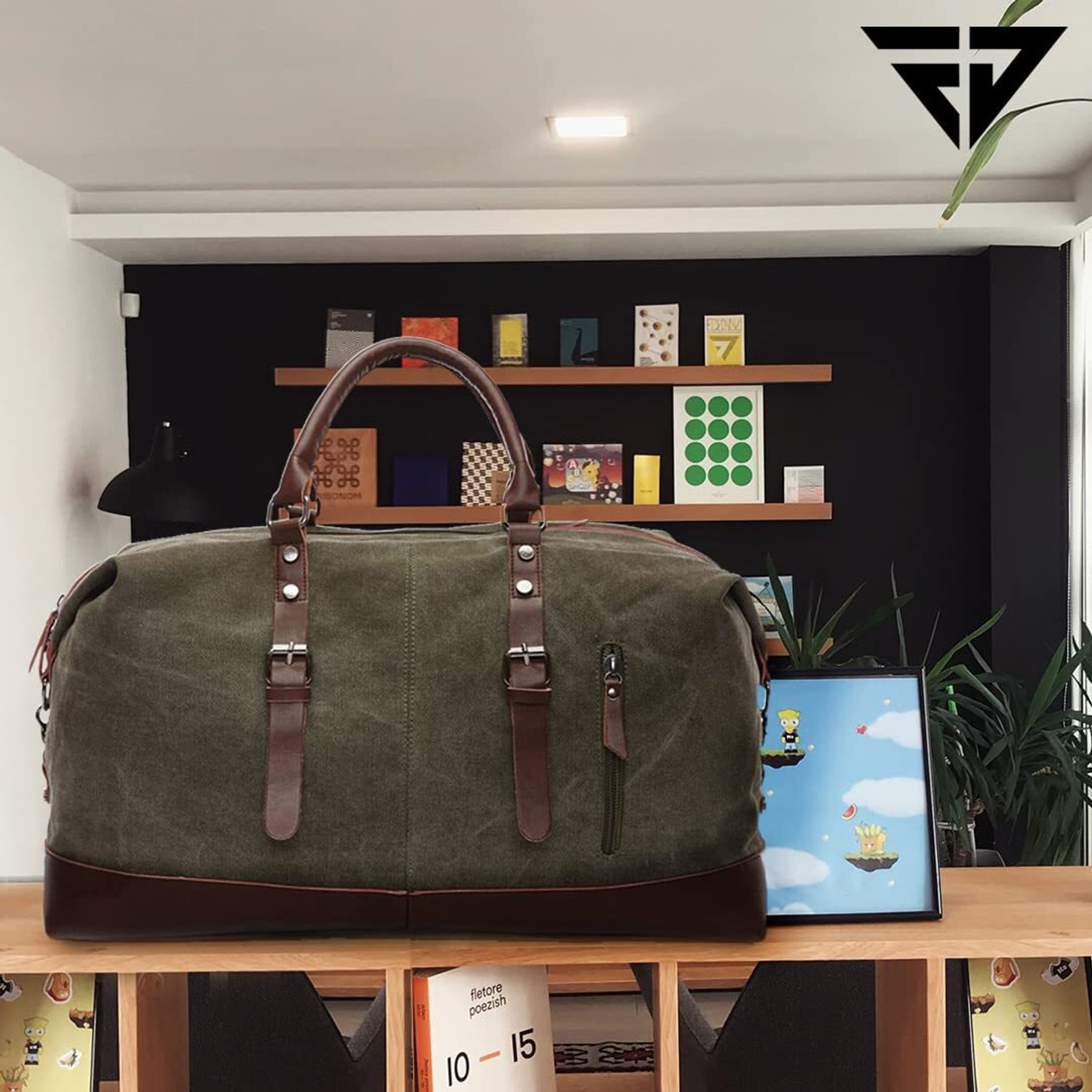 Image of FUR JADEN DUFF50 Green Duffel Without Wheels