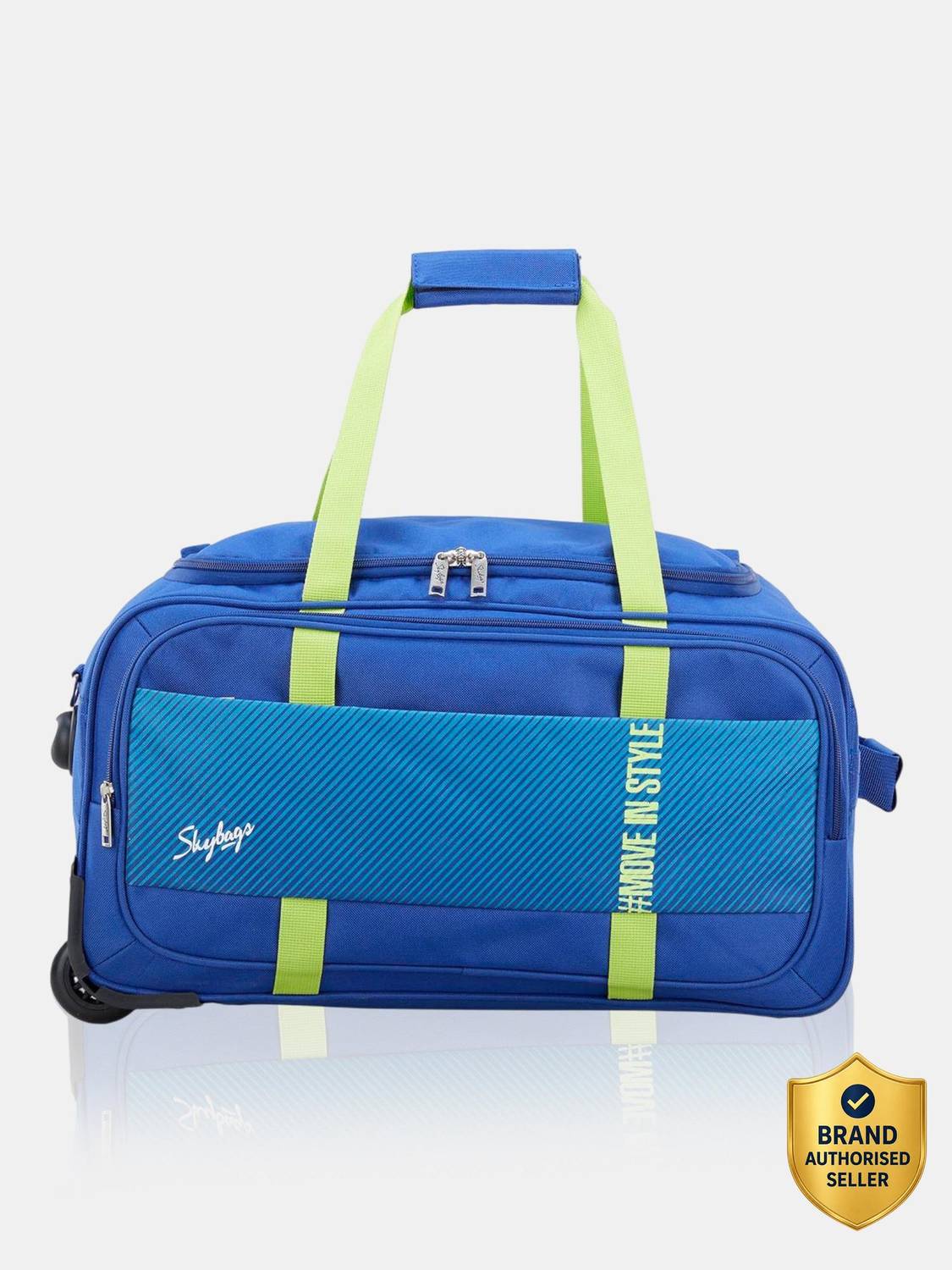SKYBAGS CULT DFT 62 (E) BLUE Duffel With Wheels (Strolley)