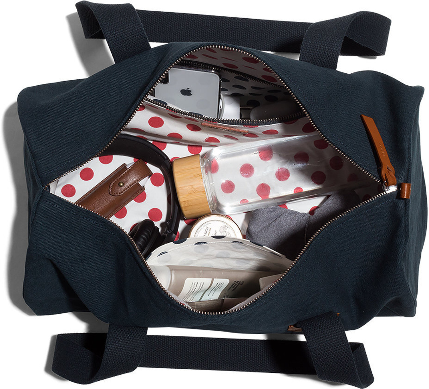 Image of DailyObjects Midnight Blue Swing Duffle Bag Gym Duffel Bag
