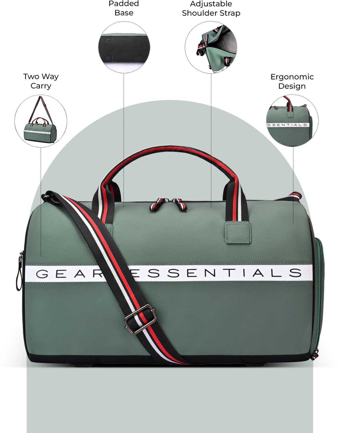 Image of Gear Essential Duffle Gym Duffel Bag