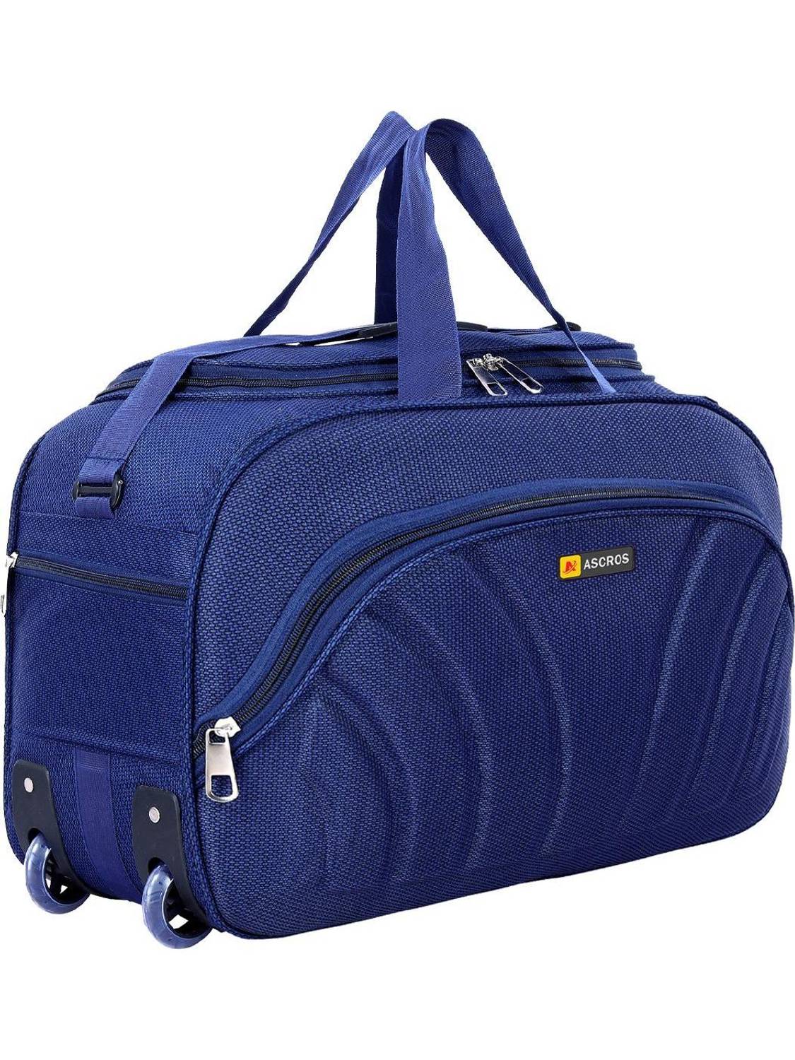 ASCROS Light weight travel luggage bag with wheels for Men & Women Duffel With Wheels (Strolley)