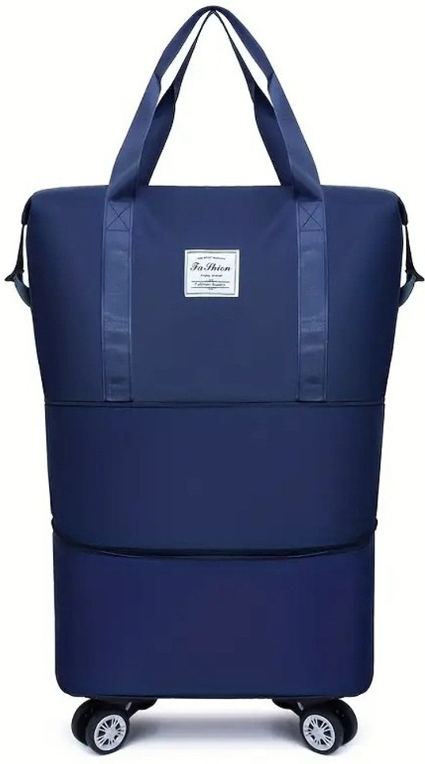 Image of MANIYA ENTERPRISE (Expandable) Rolling Duffle Bag with Wheels, Expandable Foldable Duffle Bag Duffel With Wheels (Strolley)