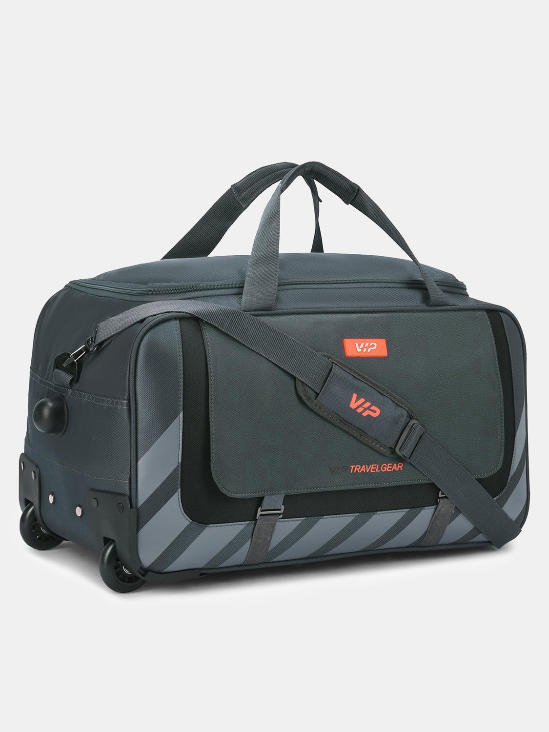 Image of VIP Tourish Dft 58cm Grey Duffel With Wheels (Strolley)