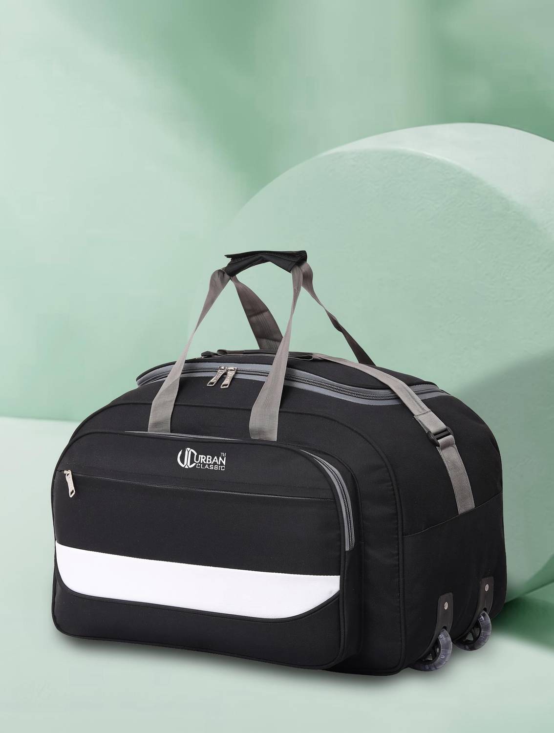 Urban Classic Luggage Bag black2 Duffel With Wheels (Strolley)