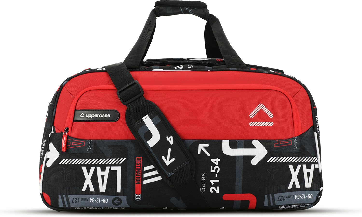 Image of Uppercase (Expandable) JFK 50cm Duffle Bag Red Duffel Without Wheels