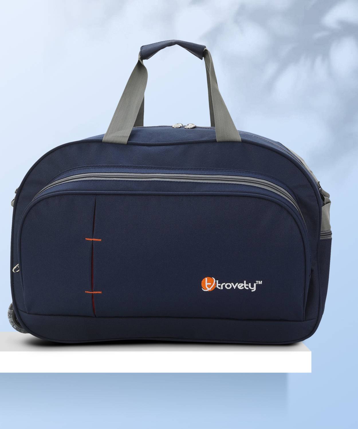 Trovety Travel Luggage (Expandable) Hand Duffel Bag-Light Weight With Solid Large Space Duffel With Wheels (Strolley)