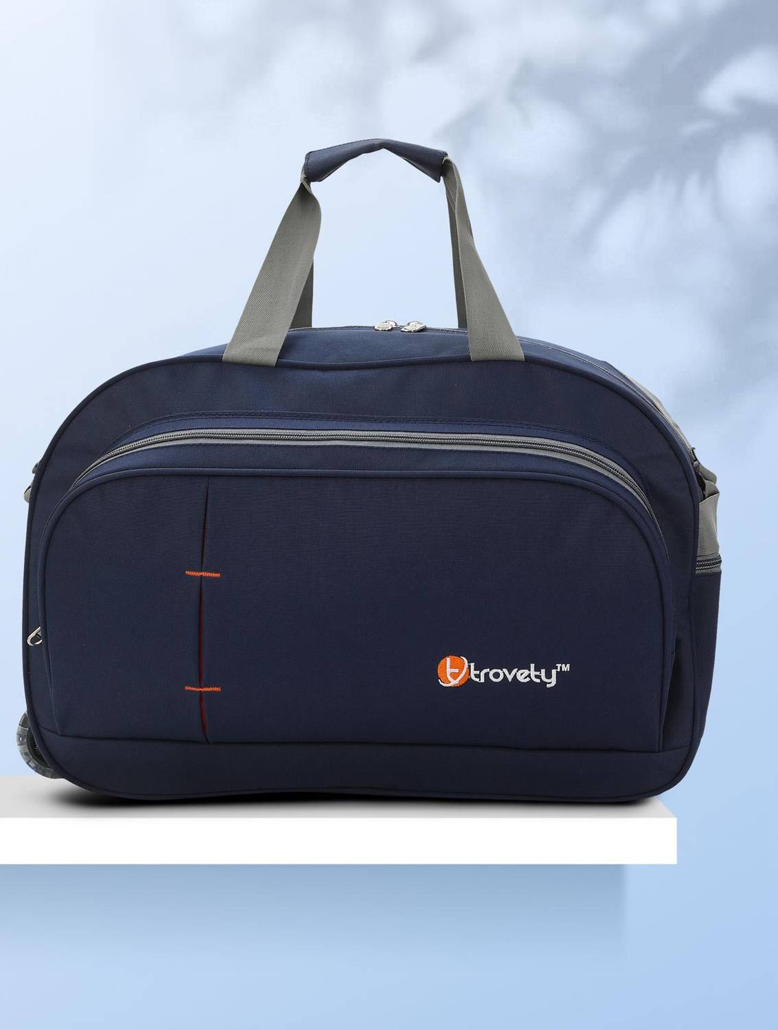 Trovety Travel Luggage (Expandable) Hand Duffel Bag-Light Weight With Solid Large Space Duffel With Wheels (Strolley)