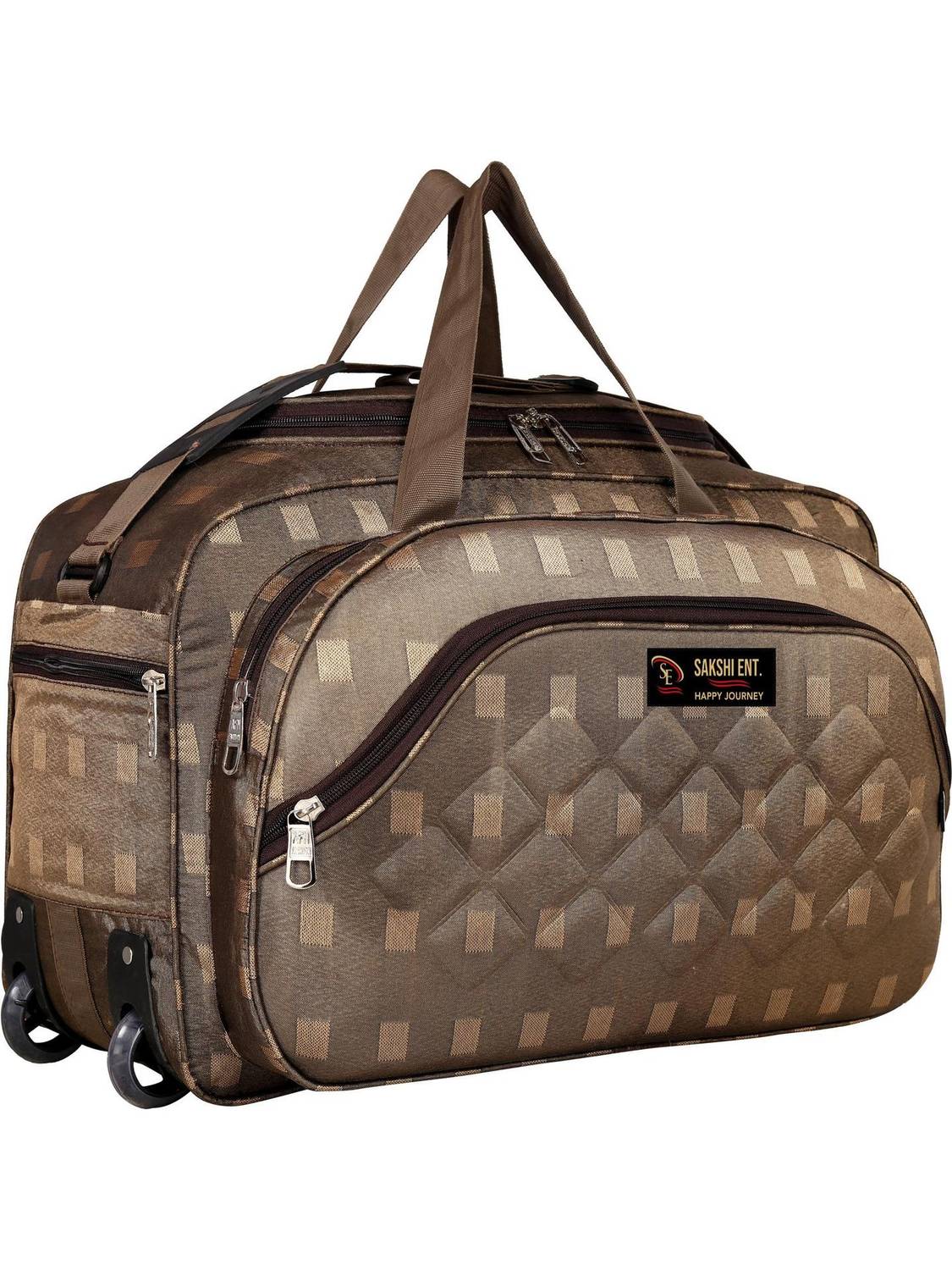 Sakshi Enterprises (Expandable) Fabric Travel Duffel Bags for Men and Women Duffel With Wheels (Strolley)