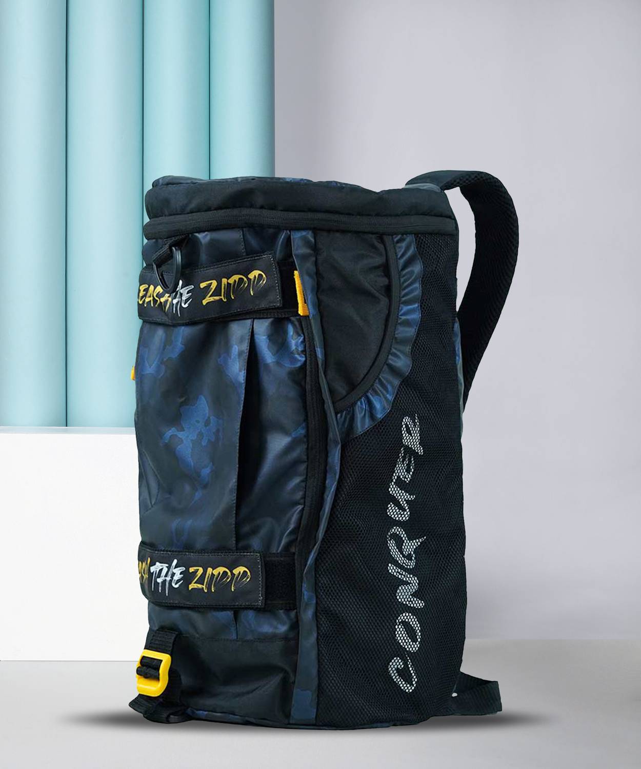 バッグ jima MUSCLEBLAZE (Expandable) Hybrid Gym Bag cum Backpack, Duffle Bag