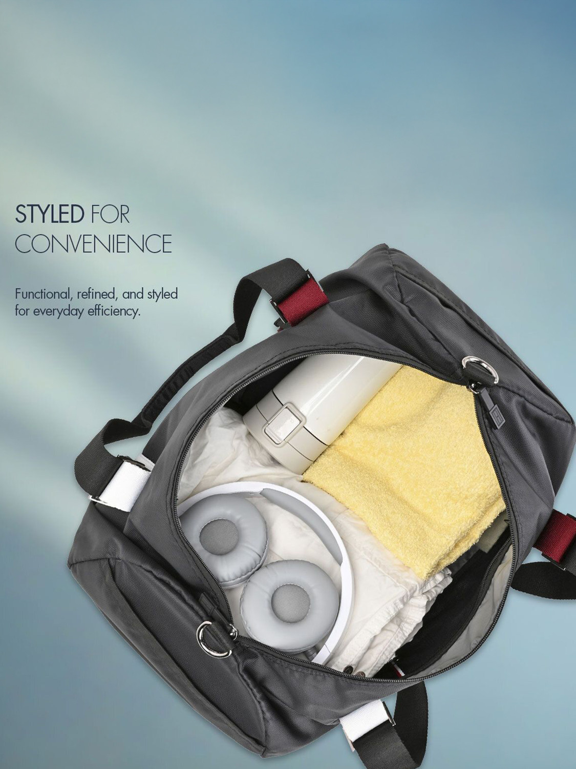 Image of TOMMY HILFIGER 9 inch /25 cm SITKIN Gym Duffel Bag